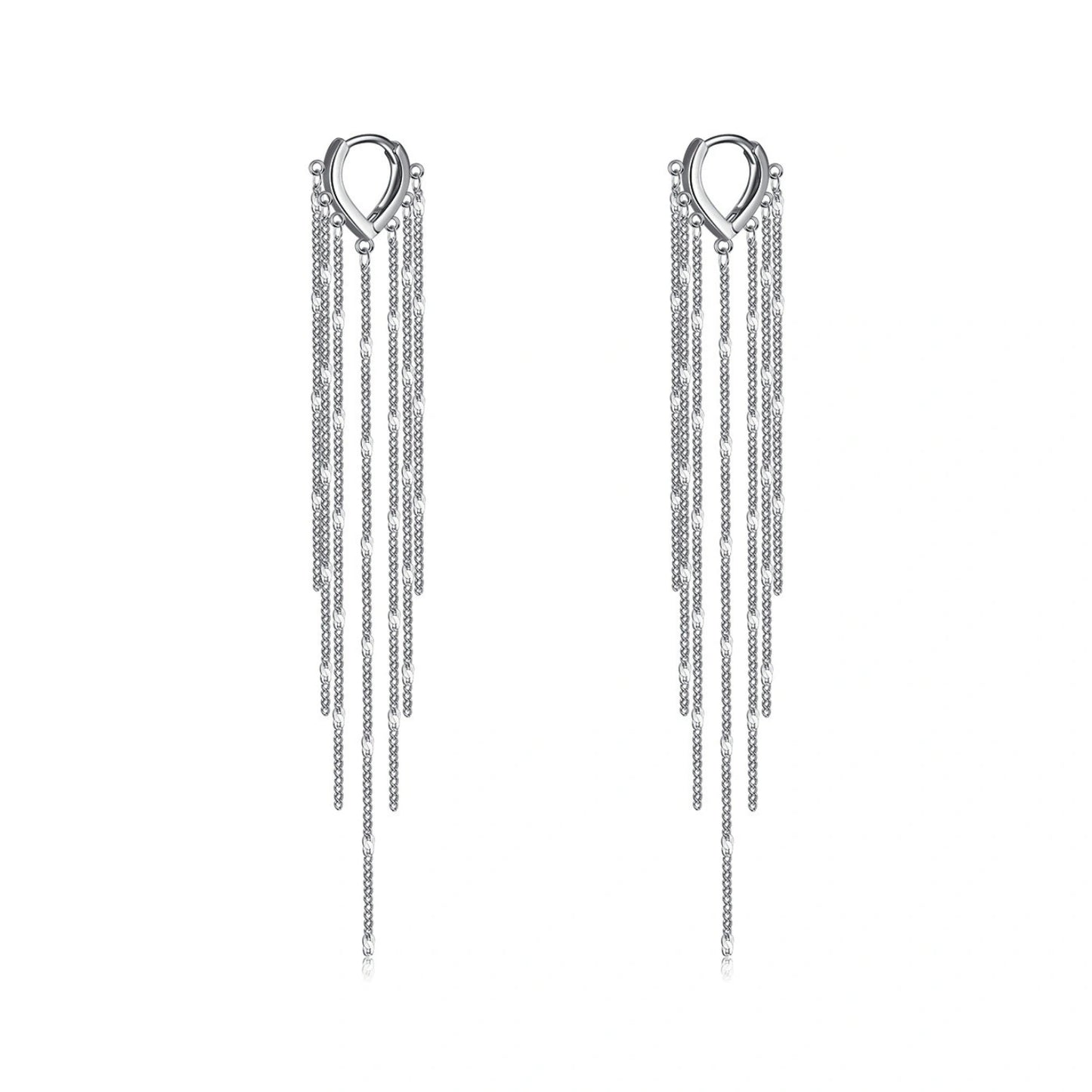 Galactic Waterfall Tassel Earrings