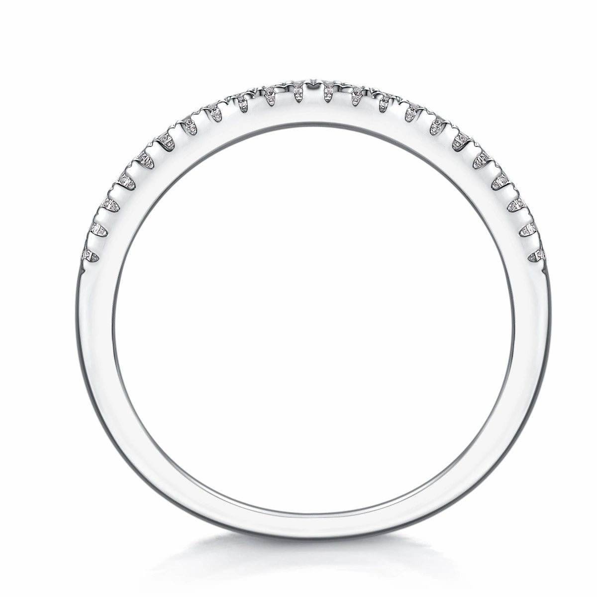 Endless Band Moissanite Rings