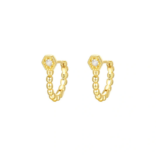 Lustre Loop Ear Stack Earrings