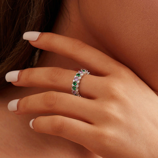 The Dance of Life Eternity Ring