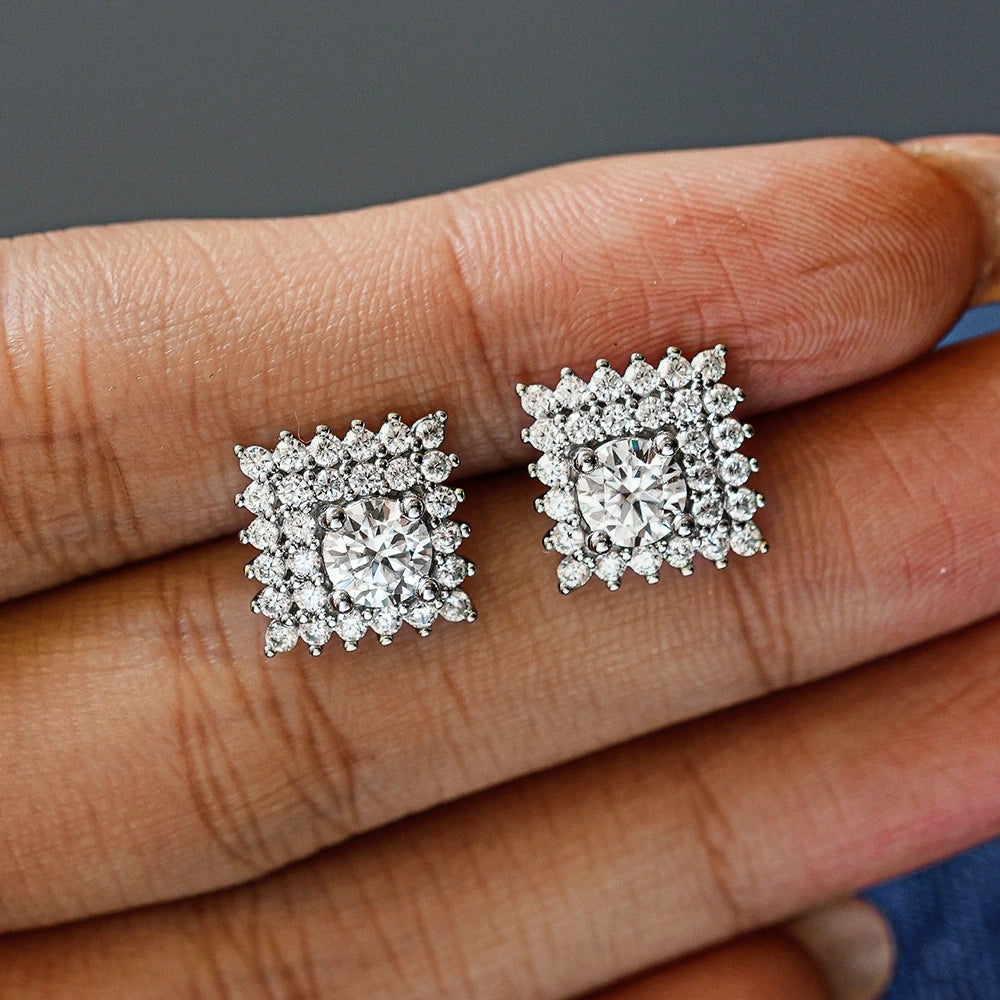 The Square Frame Earrings