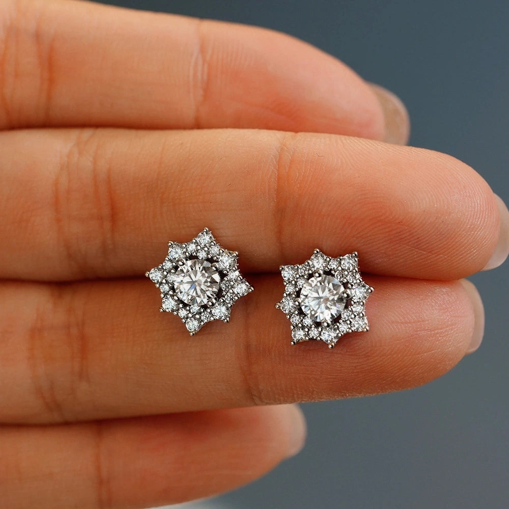 Radiant Halo Earrings