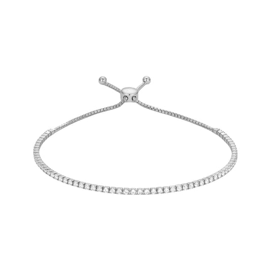 2MM Slider Tennis Bracelet– Adjustable 90–220mm