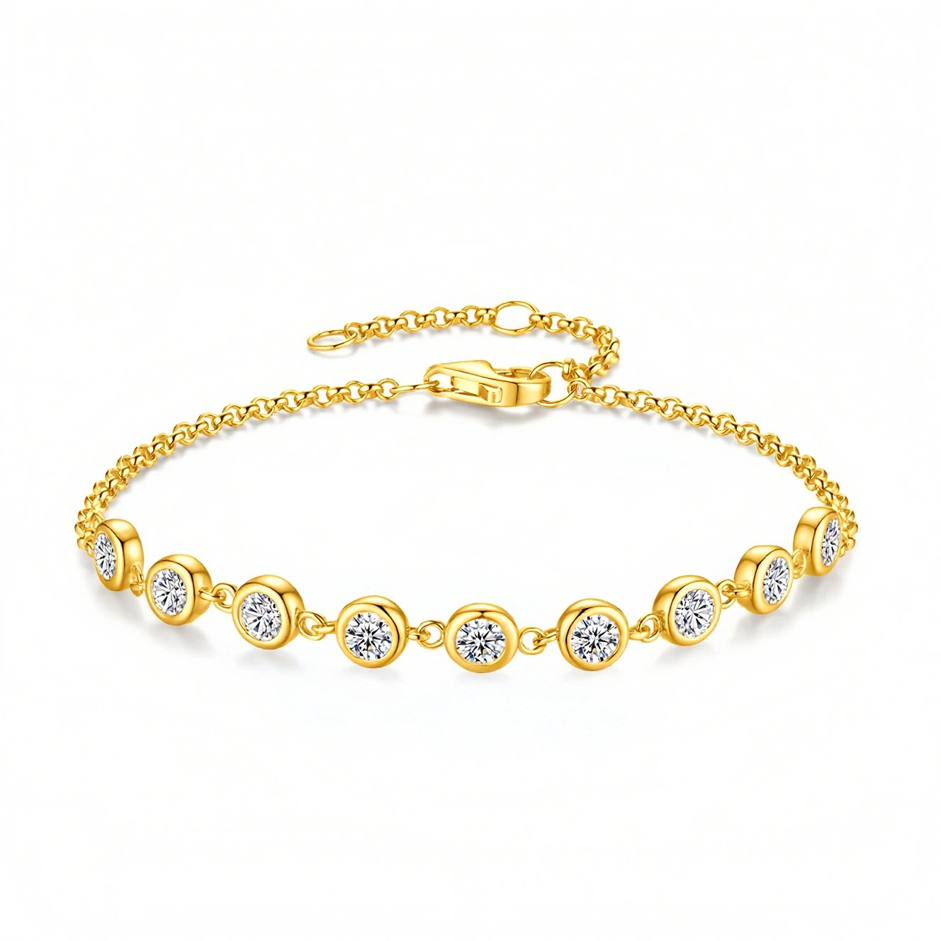 Bubble Moissanite Bracelet