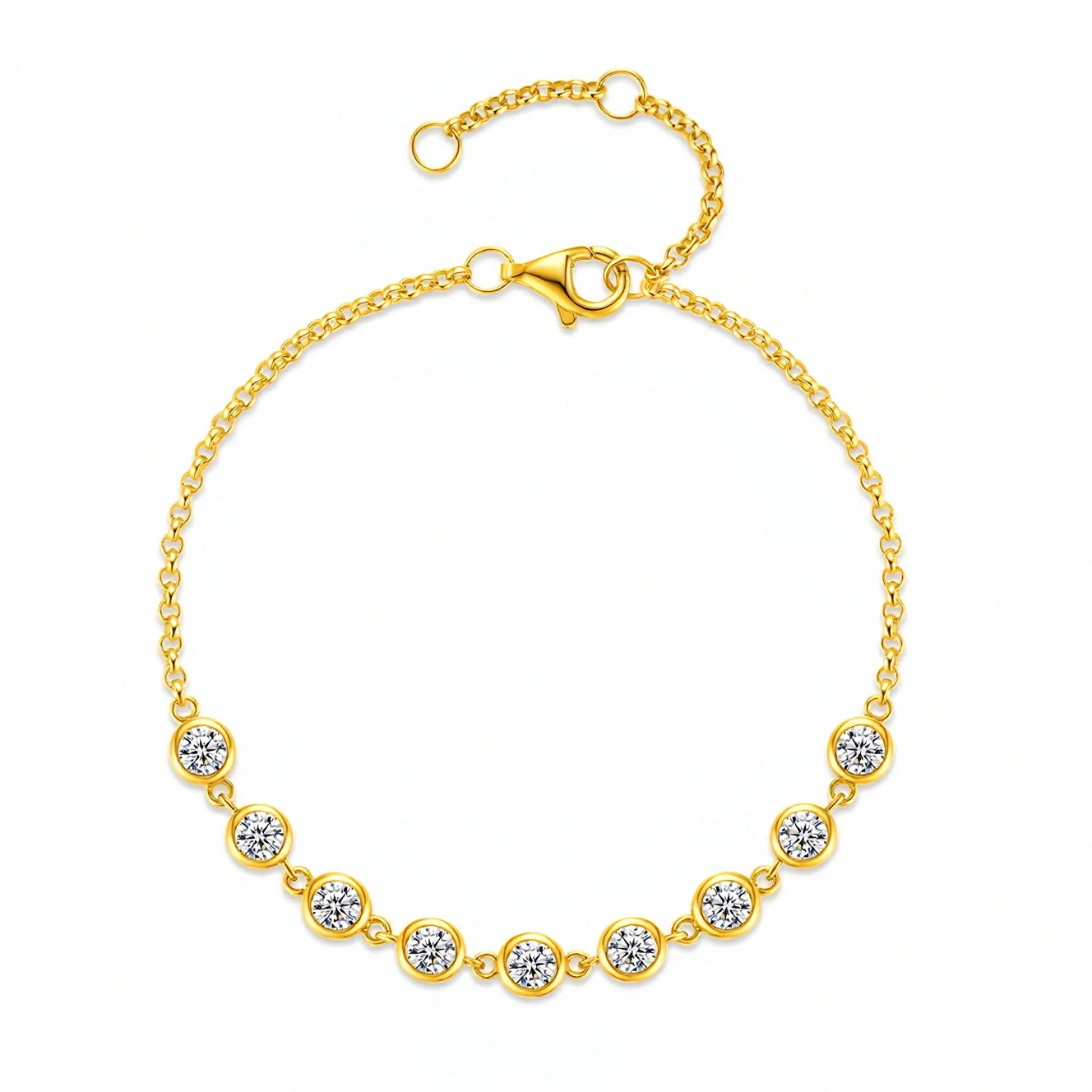 Bubble Moissanite Bracelet