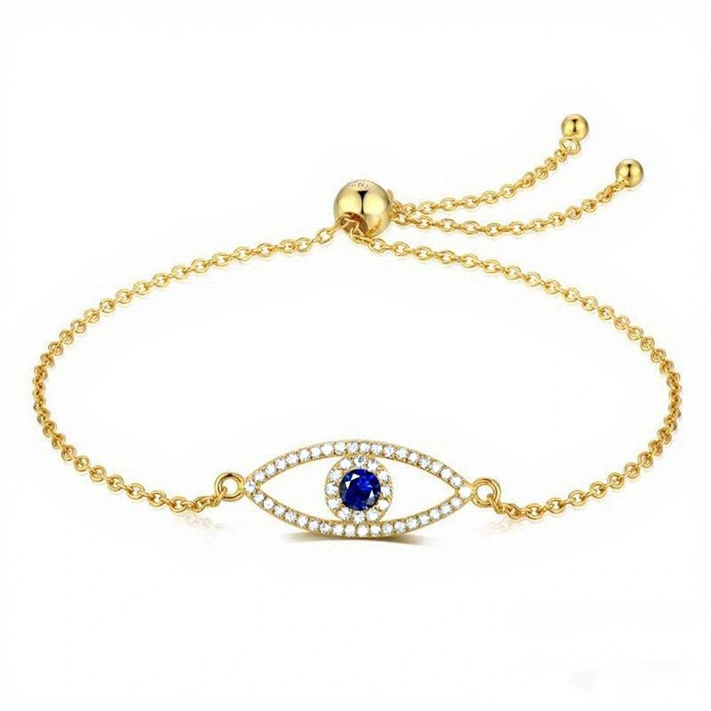 Evil Eye Slider Bracelet