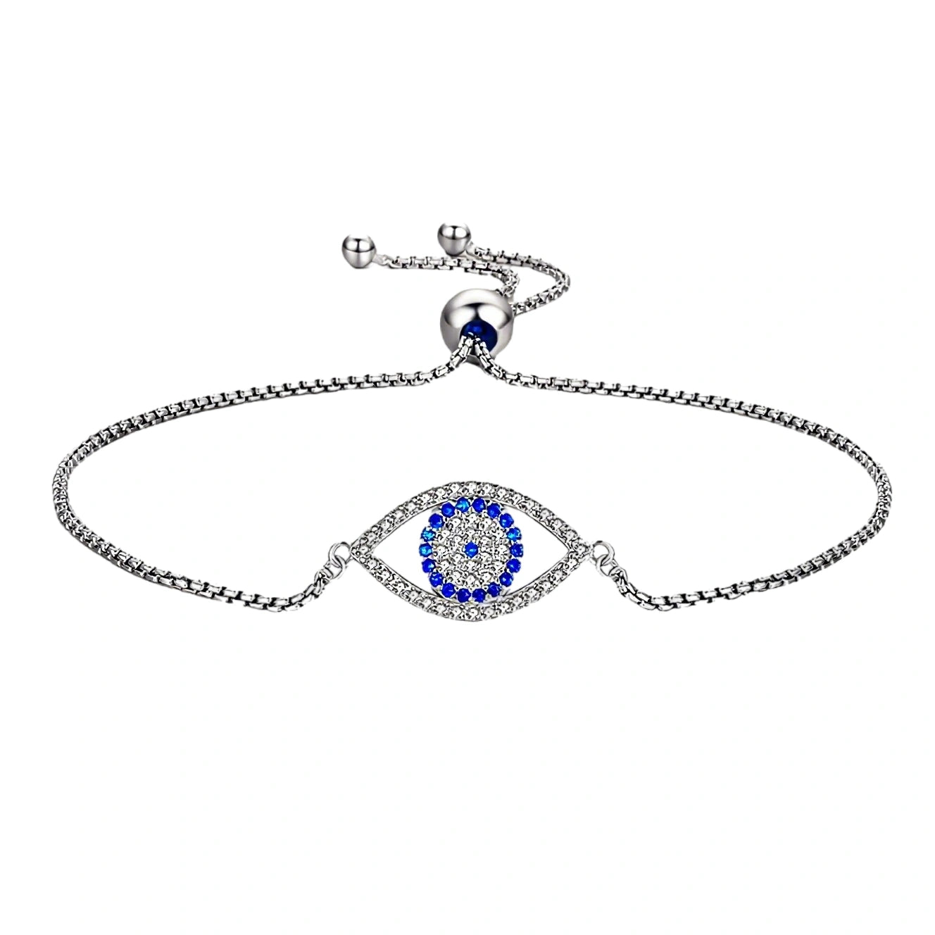 Evil Eye Slider Bracelet
