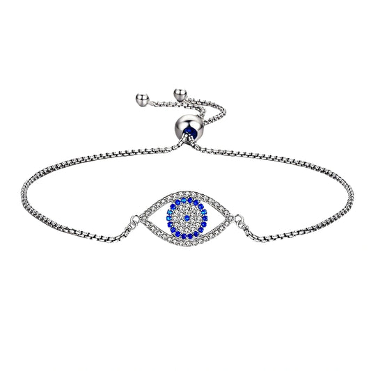 Evil Eye Slider Bracelet