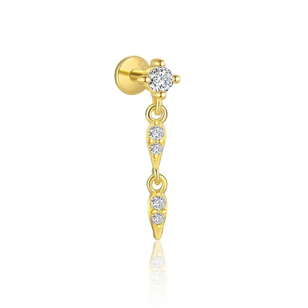 Twinkle Stacks 18K Gold Drop Earrings