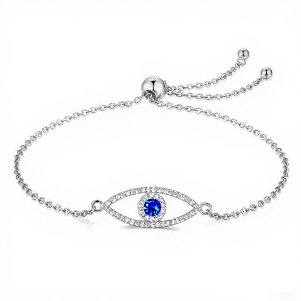 Evil Eye Slider Bracelet