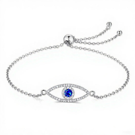 Evil Eye Slider Bracelet