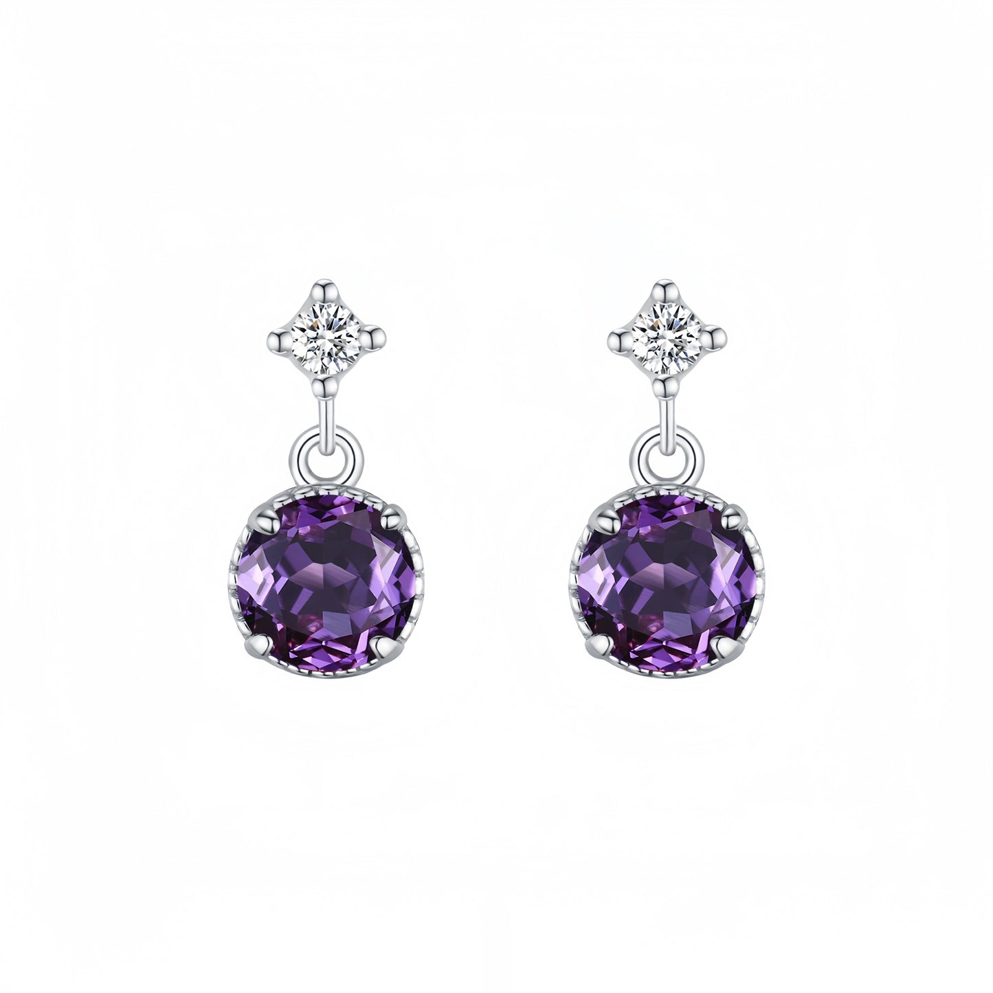 Whispers of Twilight Sterling Silver Drop Earrings