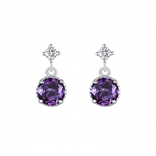 Whispers of Twilight Sterling Silver Drop Earrings