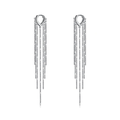 Galactic Waterfall Tassel Earrings