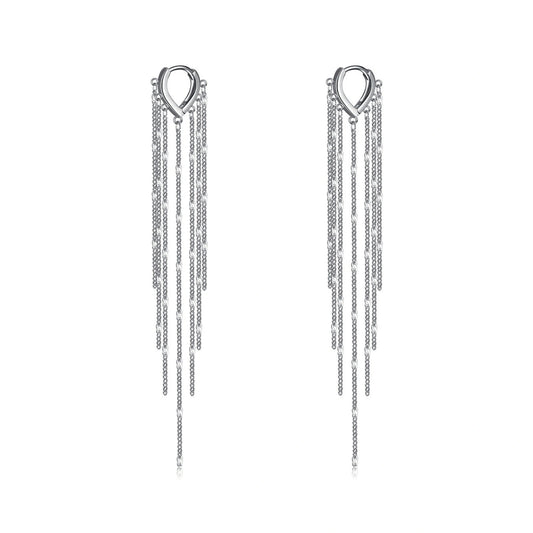 Galactic Waterfall Tassel Earrings