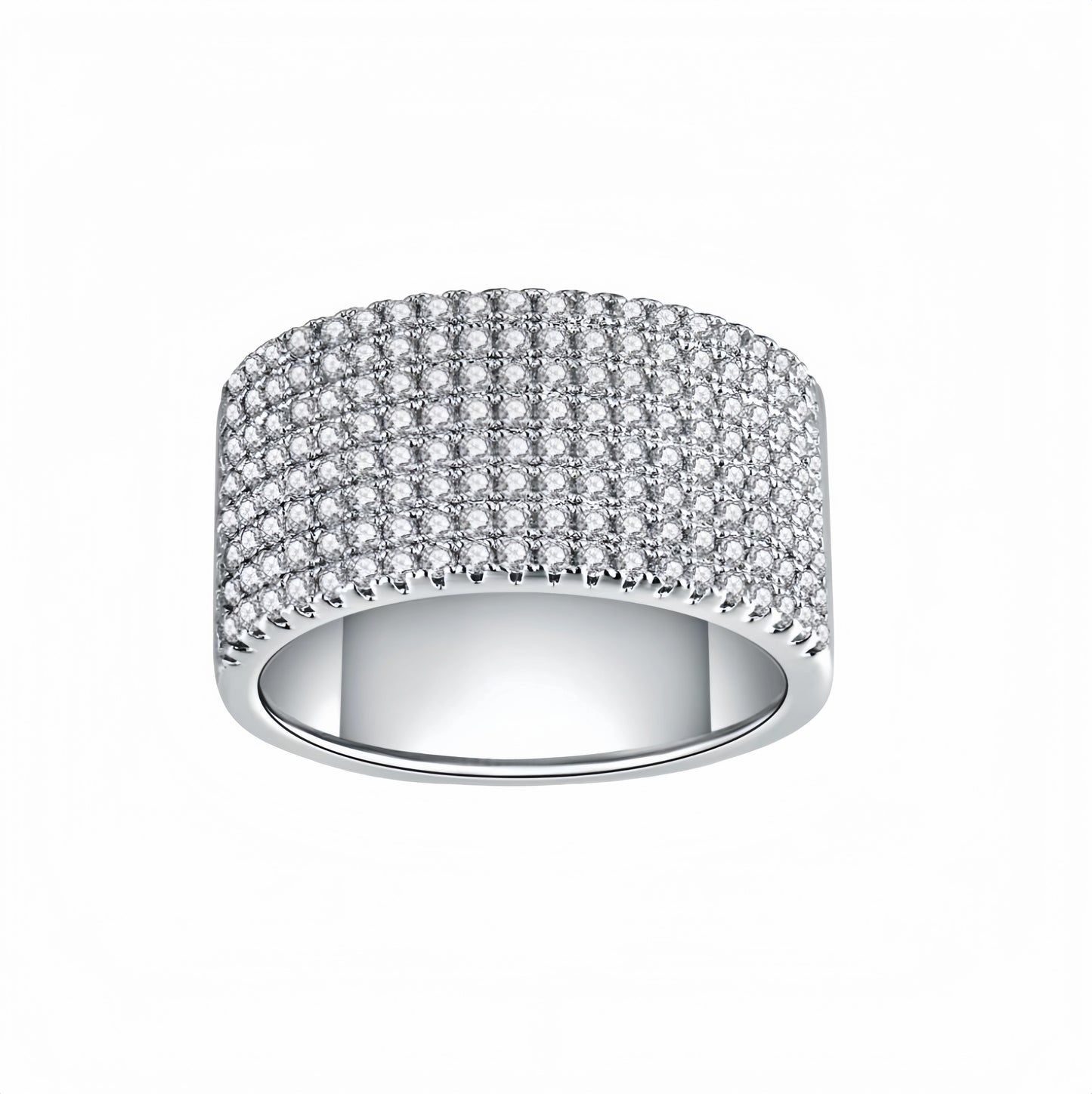 Endless Band Moissanite Rings