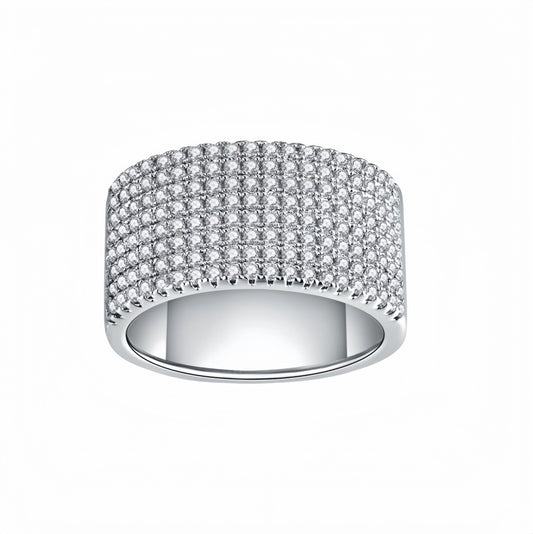Endless Band Moissanite Rings