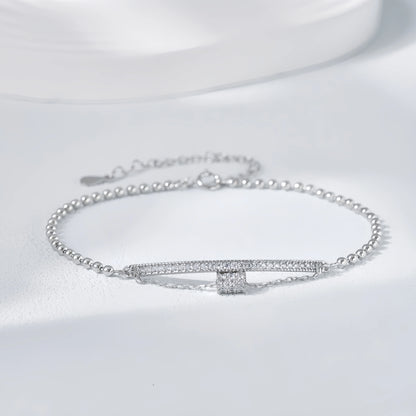 Geometric Bar Beaded Bracelet