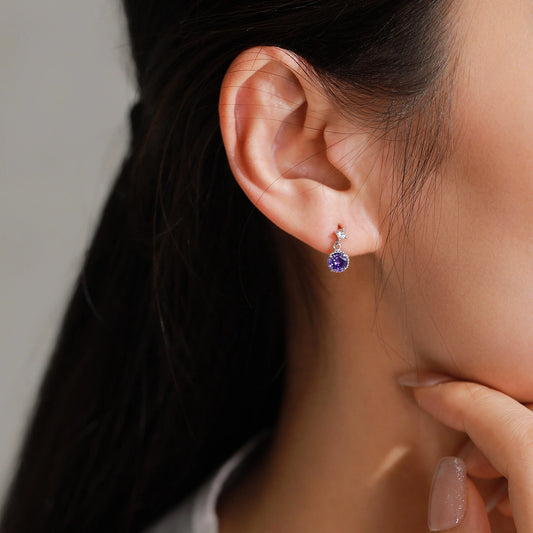Whispers of Twilight Sterling Silver Drop Earrings