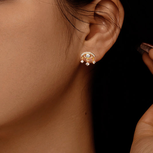 Guardian's Gaze Drop Earrings