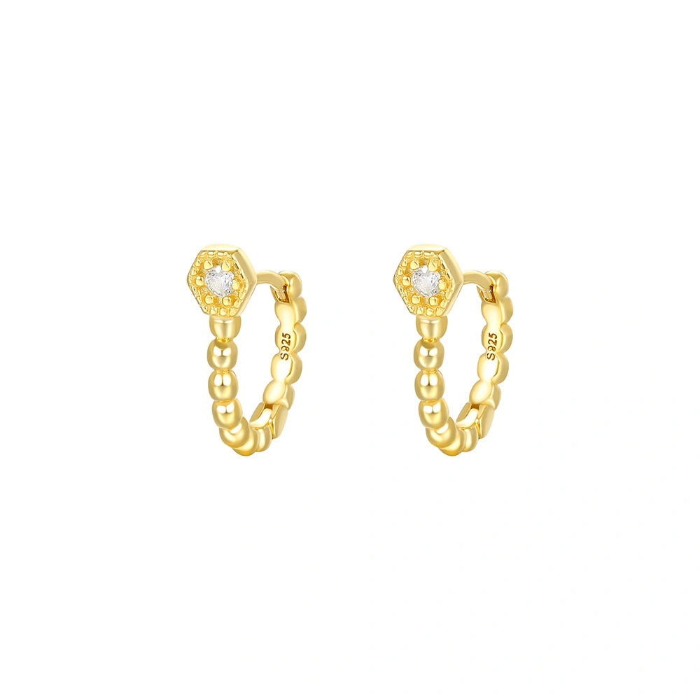 Lustre Loop Ear Stack Earrings