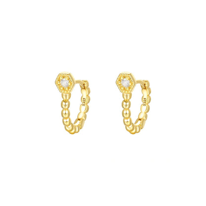 Lustre Loop Ear Stack Earrings