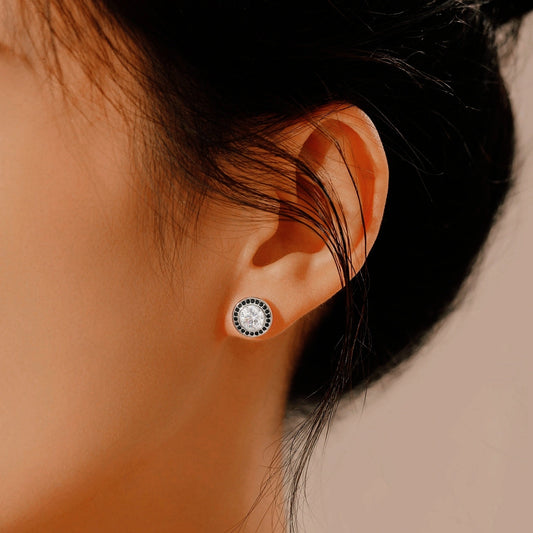 Lunar Eclipse Stud Earrings