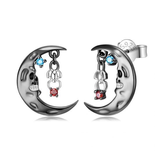 Lunar Guardian Moon Phase Earrings