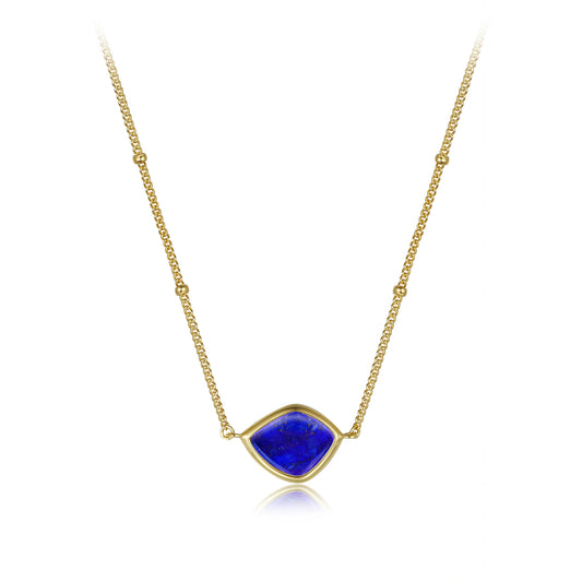 Eye of the Deep Sea Lapis Lazuli Necklace