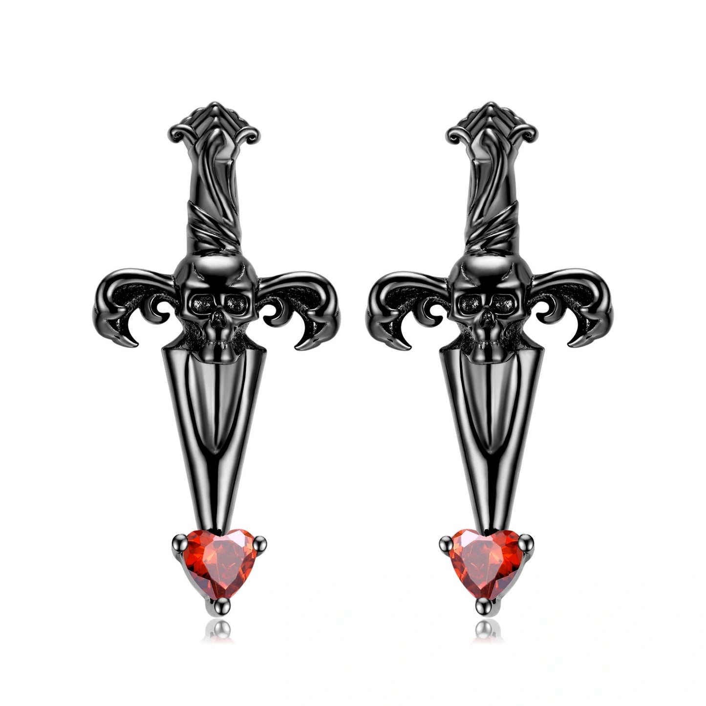 Skull Dagger Earrings