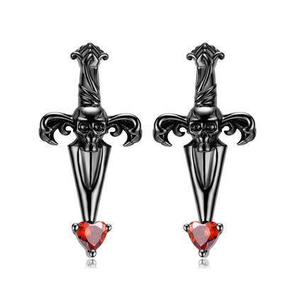 Skull Dagger Earrings