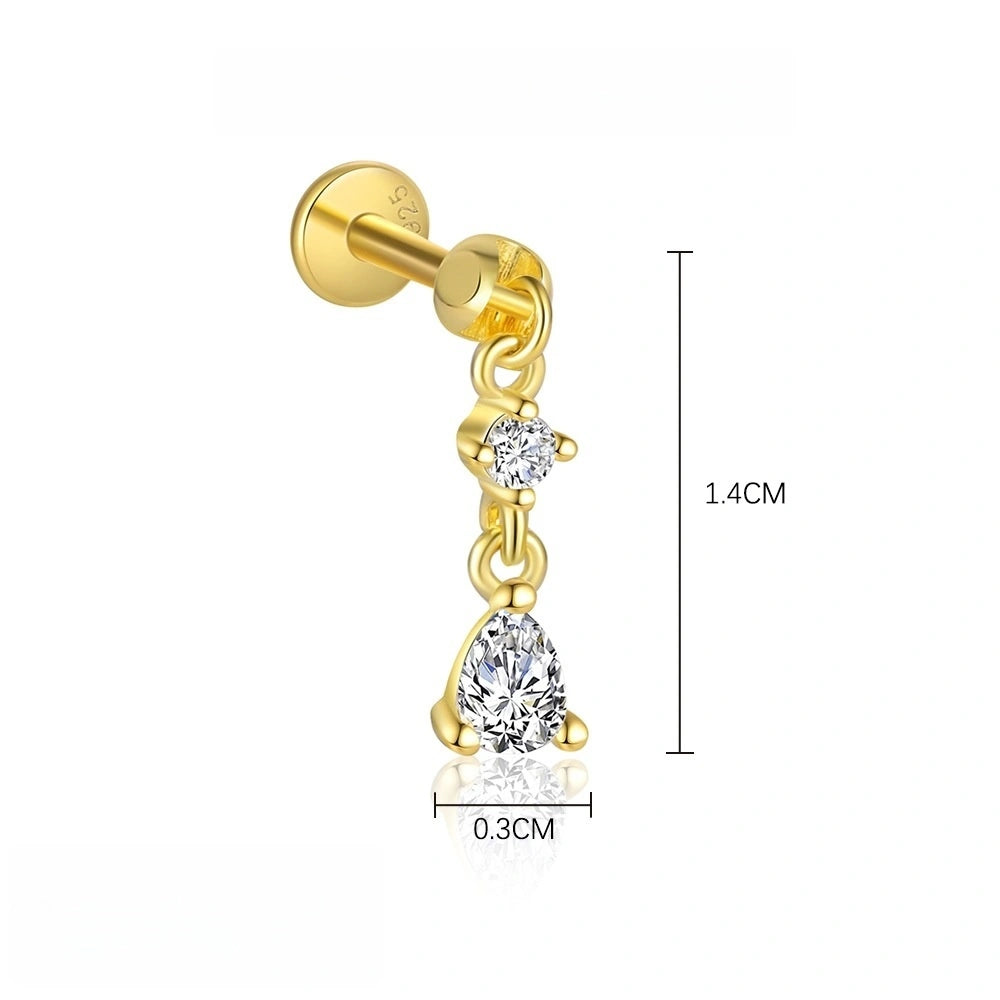 Twinkle Stacks 18K Gold Drop Earrings