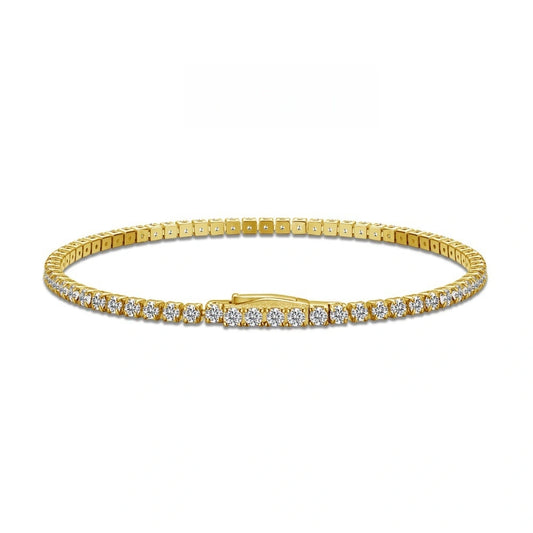 18K Gold Tennis Bracelet