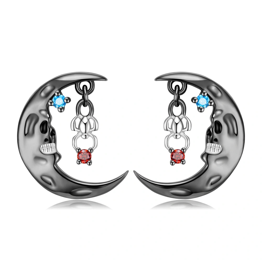 Lunar Guardian Moon Phase Earrings