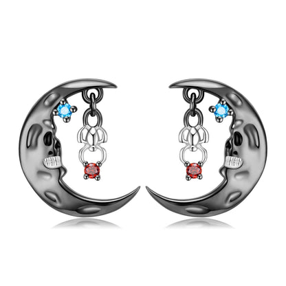 Lunar Guardian Moon Phase Earrings