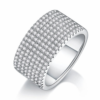 Endless Band Moissanite Rings