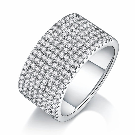 Endless Band Moissanite Rings