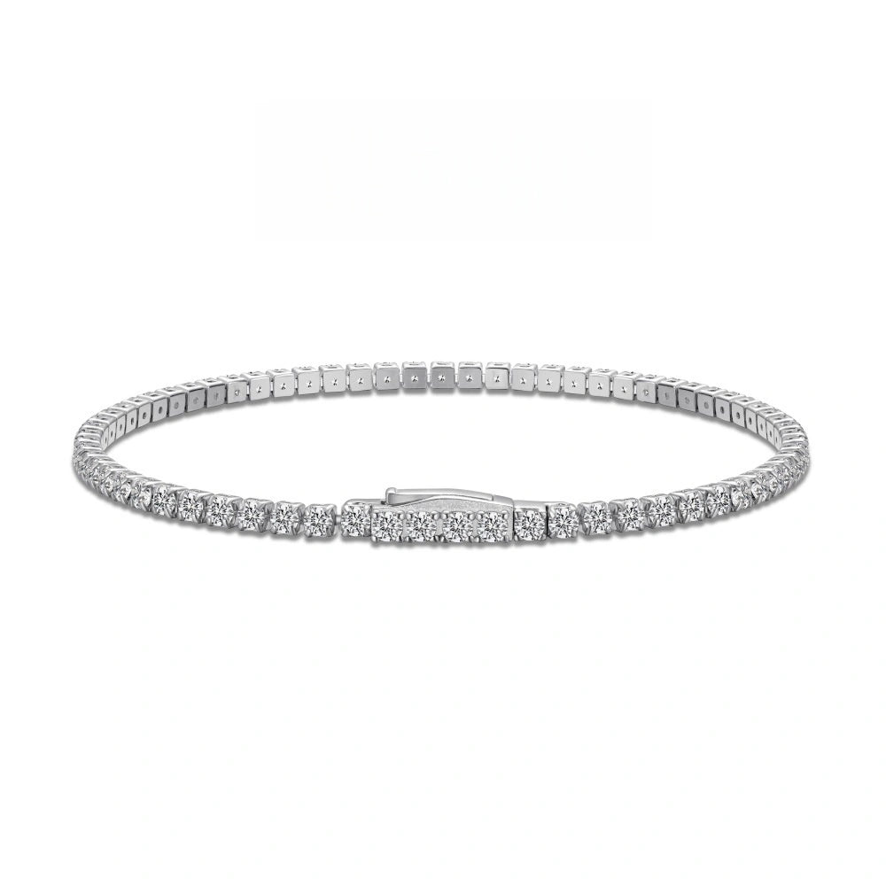 2.5MM 18K Gold Tennis Bracelet