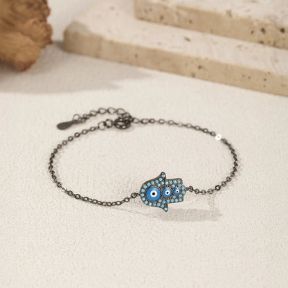 Hamsa Hand Turquoise Bracelet