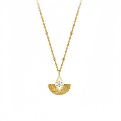 The Spotlight Fan Necklace
