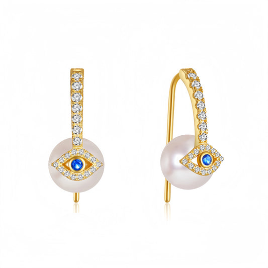Pearl & Wisdom's Eye Drop Earrings