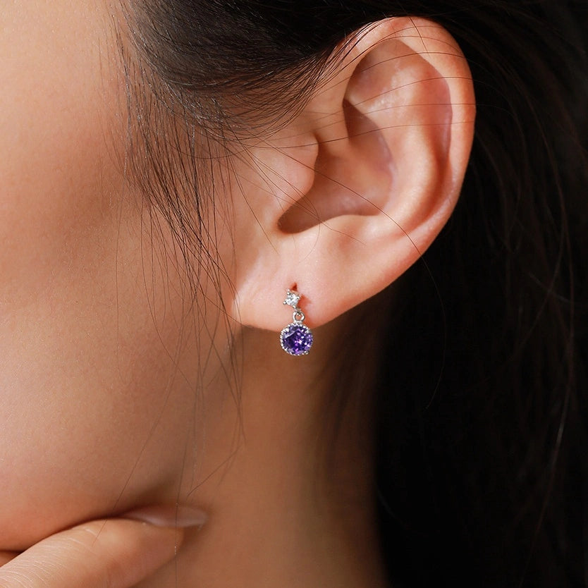 Whispers of Twilight Sterling Silver Drop Earrings