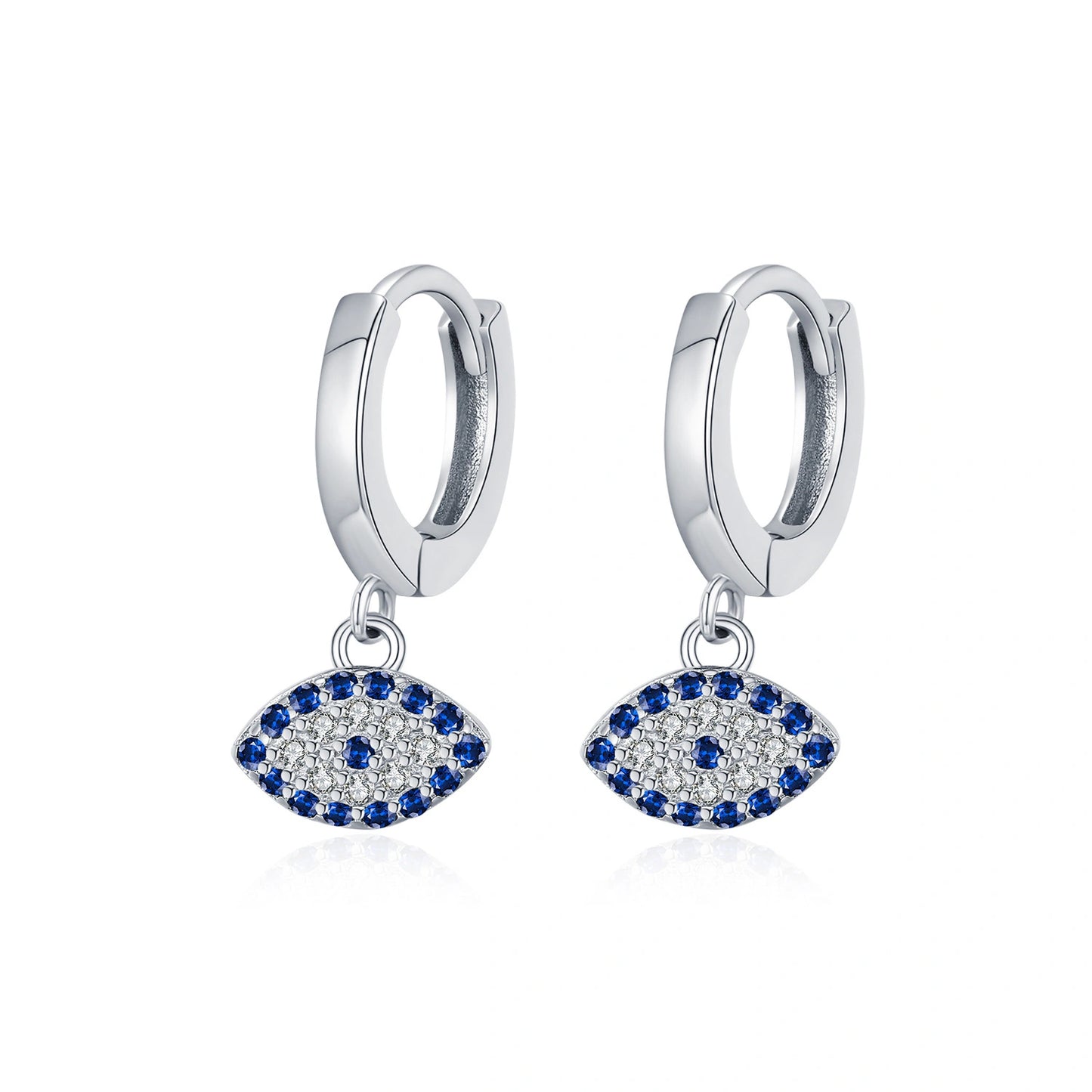 Mystic Guardian Collection —Petite Vision Sterling Silver Hoop Earrings