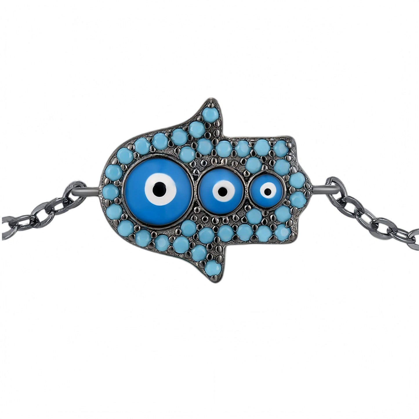 Hamsa Hand Turquoise Bracelet