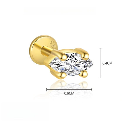 Golden Serenade Ear Stack Earrings