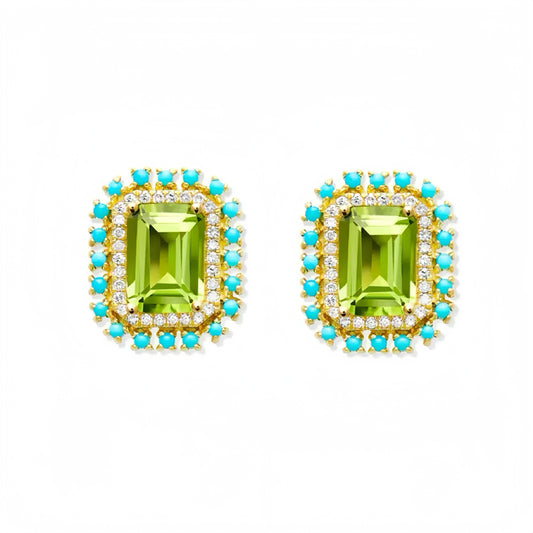 Summer Oasis Halo Earrings