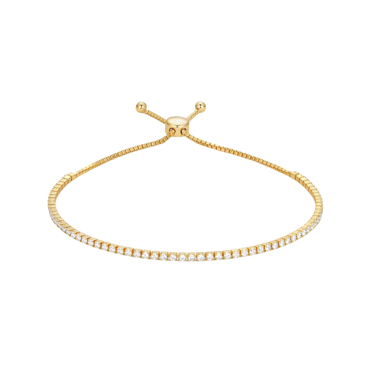 2MM Slider Tennis Bracelet– Adjustable 90–220mm