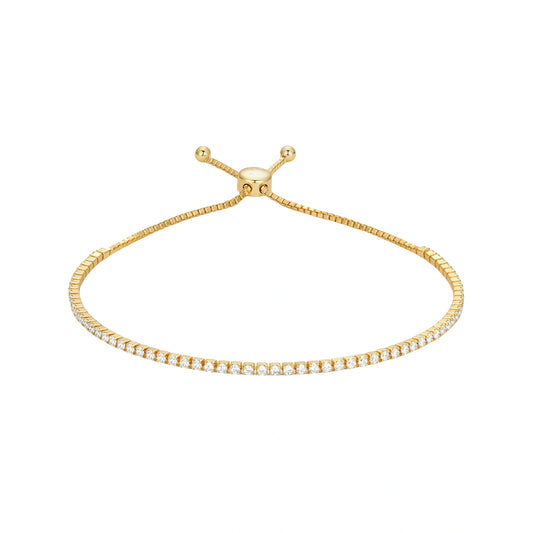 2MM Slider Tennis Bracelet– Adjustable 90–220mm