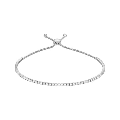 2MM Slider Tennis Bracelet– Adjustable 90–220mm
