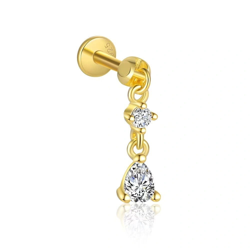 Twinkle Stacks 18K Gold Drop Earrings